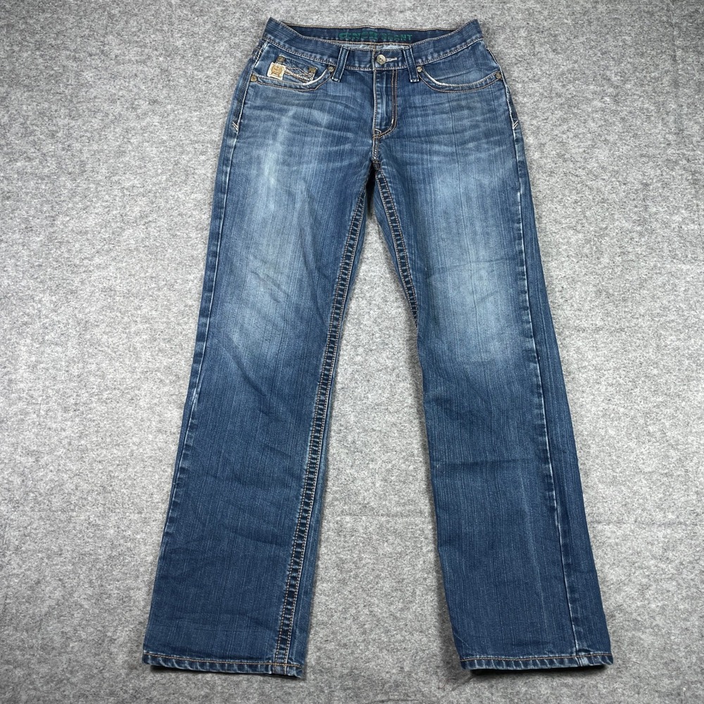 Cinch Jeans Mens 32x36 (Fits 32x33) Blue Grant Relaxed Straight Leg Denim Pants